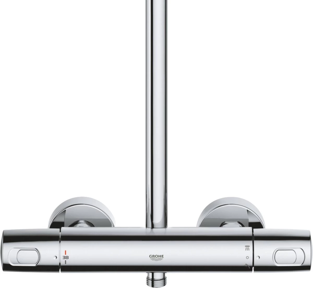 GROHE QuickFix Vitalio Joy 310 Regendouche - CoolTouch - Met Planchet - ø 31 Cm - Chroom 18 GROHE QuickFix Vitalio Joy 310 Regendouche - CoolTouch - Met Planchet - ø 31 Cm - Chroom - Image 18