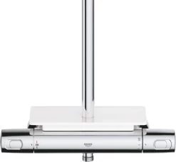 GROHE QuickFix Vitalio Joy 310 Regendouche - CoolTouch - Met Planchet - ø 31 Cm - Chroom 38 GROHE QuickFix Vitalio Joy 310 Regendouche - CoolTouch - Met Planchet - ø 31 Cm - Chroom -Grohe Winkel 1200x1108