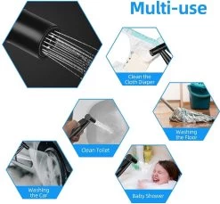 Merkloos Bidet Handdouche - Shattaf - Bidet Sproeier - Bidetkraan - Handheld Bidet Spray Met 120 Cm Doucheslang / Houder- Zwart -Grohe Winkel 1200x1111 2