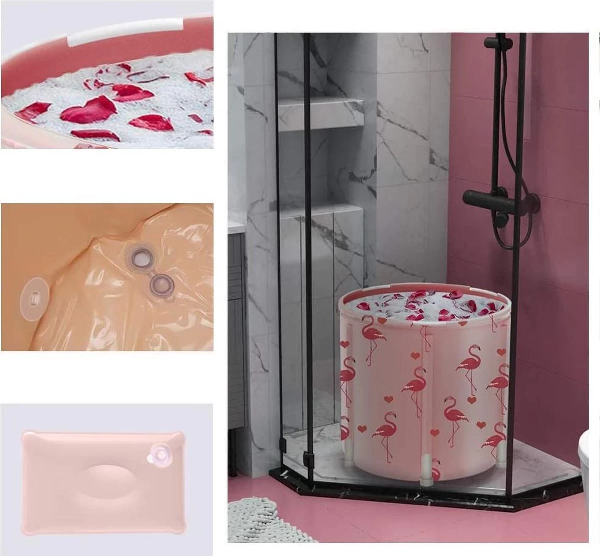 Opzetbaar Bad - 1 Persoons Balkonbad - Bad/ Tub Met Afvoerslang - Opzet Bad - 70x70cm - Ijsbad / Ijschallenge 3 Opzetbaar Bad - 1 Persoons Balkonbad - Bad/ Tub Met Afvoerslang - Opzet Bad - 70x70cm - Ijsbad / Ijschallenge - Image 3