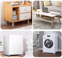 Wasmachine Demper – Trillingsdemper – Anti Slip – Schokdemper – Anti Tril – Wasmachine Voetjes – Vibratiedempers – Verhoger – 4 Stuks - Grijs -Grohe Winkel 1200x1114 1