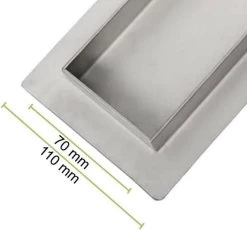 Douchegoot RVS FLENS - 80 CM - Met Uitneembaar Sifon & Uitneembaar Haarfilter -Grohe Winkel 1200x1115