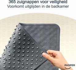 Douchemat Antislip Grijs - 53 X 53 Cm - Antislipmat Douche - Badmat -Grohe Winkel 1200x1117 6