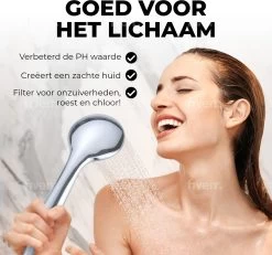 Universal Life® | DOUCHEKOP MET GRATIS SLANG EN HOUDER | Waterbesparend | Universeel | 5 Luxe Straalstanden | Chroom | RVS Slang | -Grohe Winkel 1200x1121 1