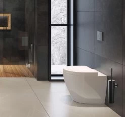 Merkloos Wc Borstel – Toiletborstel – Zwart – Met Houder – Hangend -Grohe Winkel 1200x1121 2