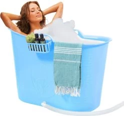 Zitbad Voor Volwassenen - Bath Bucket - Blauw - 200L -Grohe Winkel 1200x1122 2