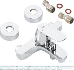 GROHE Eurosmart Cosmopolitan Badkraan - 15 Cm - Chroom -32831000 -Grohe Winkel 1200x1128 3