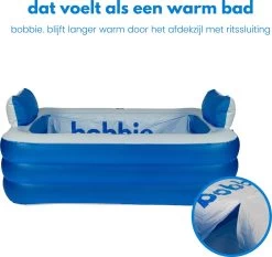 Bobbie. Blue - Opblaasbaar Ligbad Voor 2 Personen - Geschikt Voor Binnen En Buiten - Ijsbad - Zitbad - Zwembad - Badkamer - Bath Bucket -Grohe Winkel 1200x1131 1