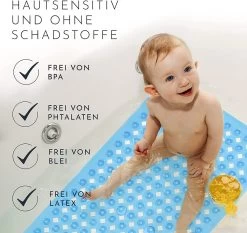 Douchemat Antislip - Badmat - 88x40cm - Antislipmat Voor Douche - Rubber - Blauwbad Mat -Grohe Winkel 1200x1131 3