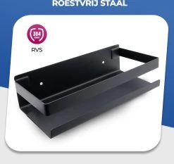 Roegaarden Doucherek Zonder Boren - Doucherekjes - Hangend - Zwart RVS - 23 CM -Grohe Winkel 1200x1131 6
