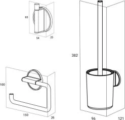 Tiger Tune - Toiletaccessoireset - Toiletborstel Met Houder - Toiletrolhouder Zonder Klep - Handdoekhaak – Messing Geborsteld / Zwart 20 Tiger Tune - Toiletaccessoireset - Toiletborstel Met Houder - Toiletrolhouder Zonder Klep - Handdoekhaak – Messing Geborsteld / Zwart -Grohe Winkel 1200x1152 8