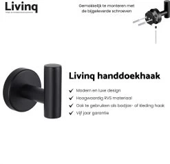 Toiletaccessoireset Zwart 3-delig - Luxe Toilet Set - Toiletborstel Met Houder - Toiletrolhouder Met Klep - Handdoekhaak -Grohe Winkel 1200x1156 12