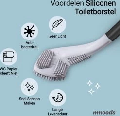 Mmoods Siliconen Golf Toiletborstel – WC Borstel Met Houder – Flexibele Siliconen WC Borstel – Antibacterieel – Hygiënisch – Zwart -Grohe Winkel 1200x1158 1