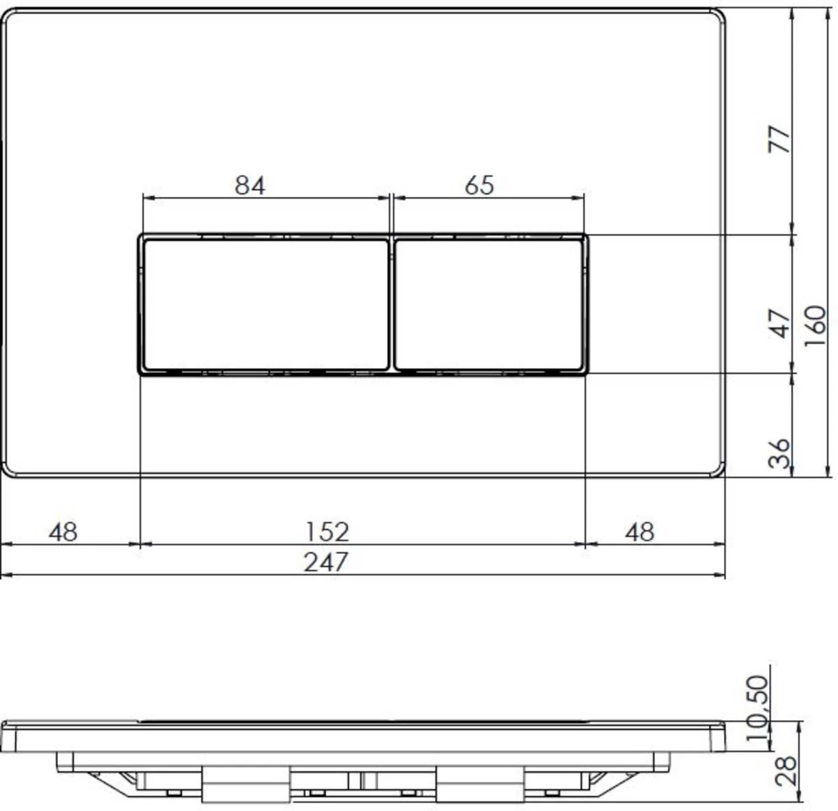 Saqu Wiru 2.0 Bedieningspaneel T.b.v. Saqu Wiru 2.0 Inbouwreservoir Mat Zwart 5 Saqu Wiru 2.0 Bedieningspaneel T.b.v. Saqu Wiru 2.0 Inbouwreservoir Mat Zwart - Afbeelding 5