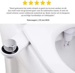 Bidet Handdouche Toilet Sproeier Shattaf Sprayer WC Papier Besparend - Dubbel Spray Koud Water - Badkamer Accessoires - Freshole® -Grohe Winkel 1200x1167 10