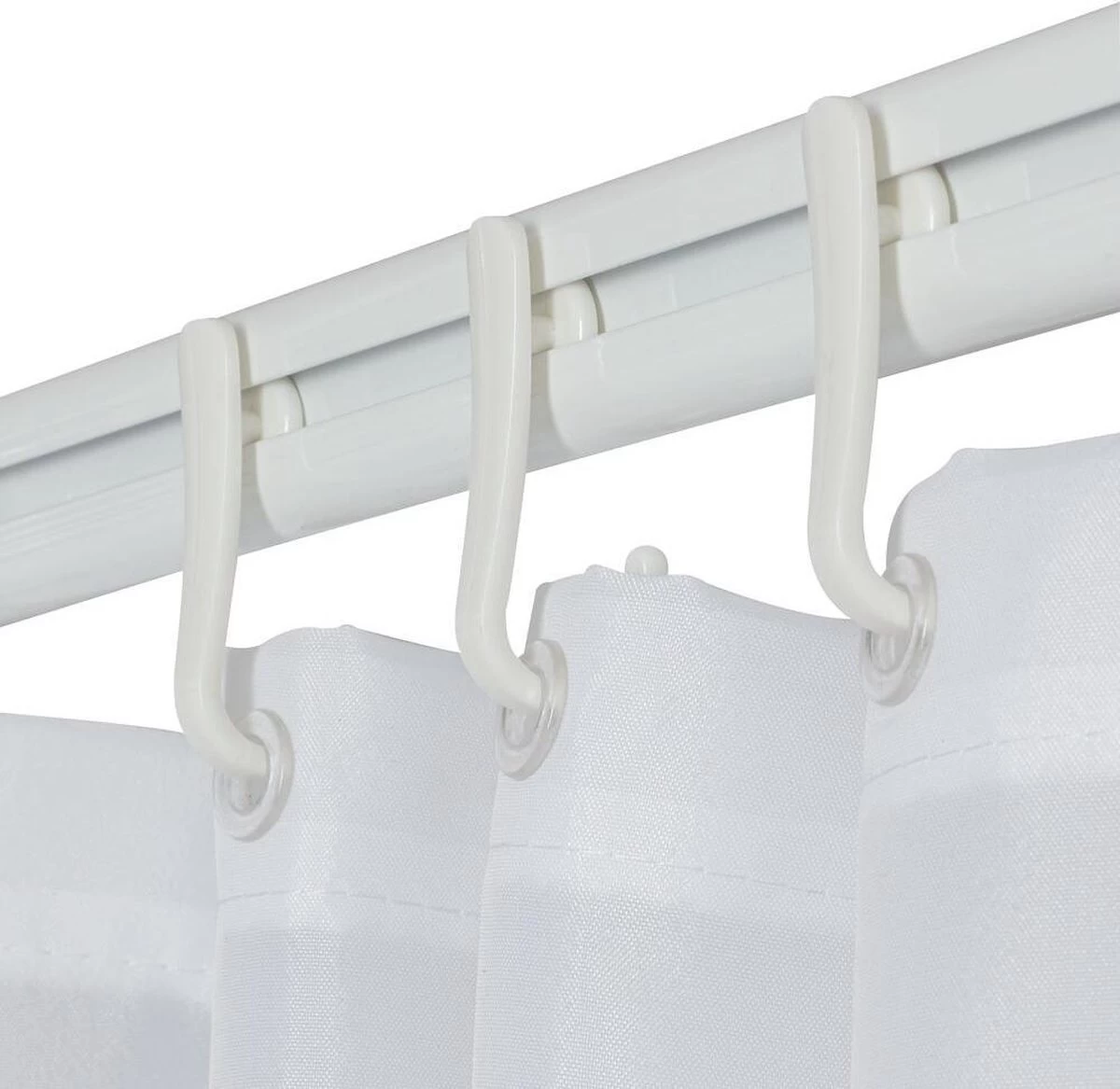 Sealskin - Easy Roll Douchegordijnstangset - 90x90x90 Cm - Wit 2 Sealskin - Easy Roll Douchegordijnstangset - 90x90x90 Cm - Wit - Image 2