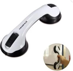 Minismus Badkamer En Douche Handgreep Met Zuignap - Zwart