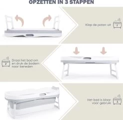 HelloBath Opvouwbaar Zitbad - Bath Bucket - 148cm - 220L - Extra Lang - Incl. Badkussen & Opberghoes -Grohe Winkel 1200x1175 4