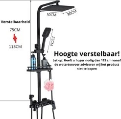 Merkloos TIB Douche Met Ingebouwde Thermostaat - Zonder Extra Stroomaansluiting - Thermostaatkraan V1 -Grohe Winkel 1200x1179 1