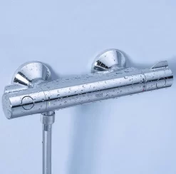 GROHE Grohtherm 800 Thermostatische Waterbesparende Douchekraan - EcoJoy® - 15 Cm - Met Koppelingen - Chroom -Grohe Winkel 1200x1186 2