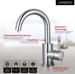 LOMAZOO Wastafelkraan Cupid - Chroom 11 LOMAZOO Wastafelkraan Cupid - Chroom -Grohe Winkel 1200x1190 4