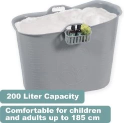 Zitbad Voor Volwassenen - Bath Bucket - Grijs - 200L -Grohe Winkel 1200x1197 4