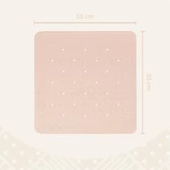 Douchemat Antislip Zalmkleur - 53 X 53 Cm - Antislipmat Douche - Badmat -Grohe Winkel 1200x1197 5