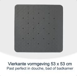 Douchemat Antislip Grijs - 53 X 53 Cm - Antislipmat Douche - Badmat -Grohe Winkel 1200x1197 6