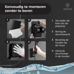 Douchekophouder Chroom Zelfklevend – Verstelbaar – Handdouchehouder – Douchekop Houder Zonder Boren -Grohe Winkel 1200x1198 11