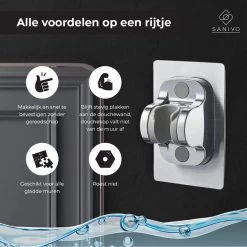 Douchekophouder Chroom Zelfklevend – Verstelbaar – Handdouchehouder – Douchekop Houder Zonder Boren -Grohe Winkel 1200x1198 12