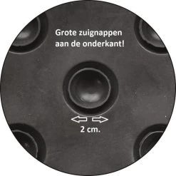 Papillon Antislip Badmat - 136 Zuignappen - Rubber - 70x40 – Antraciet -Grohe Winkel 1200x1198 27