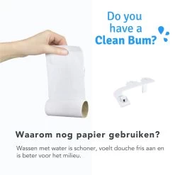 Clean Bum® Elegance Plus Bidet WC- Dubbele Sproeikop - Easy Fit Systeem -Grohe Winkel 1200x1198 29