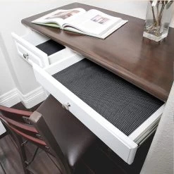 SWILIX ® Antislipmat Voor Kasten En Lades, Douchemat - Badkamermat - Badmat, Dienblad, Vloer - 4 Meter Rol - Anti Slip Mat - 400 X 30 Cm - Zwart -Grohe Winkel 1200x1200 1023