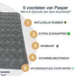 Douchemat Antislip Grijs - 53 X 53 Cm - Antislipmat Douche - Badmat -Grohe Winkel 1200x1200 1029