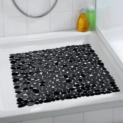 WENKO Anti-slip Douchemat Paradise 54x54cm Zwart - Antislipmat -Grohe Winkel 1200x1200 1031