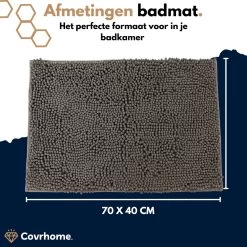 Merkloos Badmat Antislip 40 X 70 Cm - Douchemat - Antislipmat Douche - Extra Zacht - Eenvoudig Wasbaar - Grijs -Grohe Winkel 1200x1200 1037