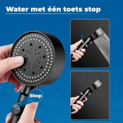 Imperatoris | DoucheSet - Douchekop Met Slang, Houder & Badmuts/Douchemuts - Waterbesparend – Hoge Druk – Regendouche - Zwart Mat -Grohe Winkel 1200x1200 104