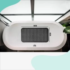 The Original - Douchemat Antislip - Zwart - 88x40cm - Antislipmat Badmat Voor Bad & Douche - Anti Slip Mat Met Zuignappen -Grohe Winkel 1200x1200 1042