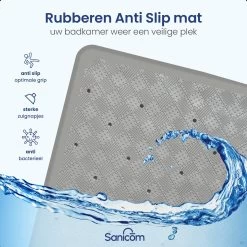 Merkloos Douchemat - Antislip Mat - Antislipmat Douche - Badmat - Schimmelbestendig - Met Zuignappen - Wasbaar - Grijs 14 Merkloos Douchemat - Antislip Mat - Antislipmat Douche - Badmat - Schimmelbestendig - Met Zuignappen - Wasbaar - Grijs -Grohe Winkel 1200x1200 1052