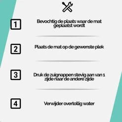 The Original - Douchemat Antislip - Wit - 88x40cm - Antislipmat Badmat Voor Bad & Douche - Anti Slip Mat Met Zuignappen -Grohe Winkel 1200x1200 1072