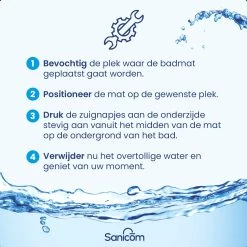 Merkloos Badmat Antislip - Douchemat - Antislipmat Bad - Antislipmat Douche - Schimmelbestendig - Met Zuignappen - Wasbaar - Wit -Grohe Winkel 1200x1200 1085