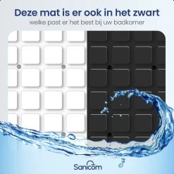 Merkloos Badmat Antislip - Douchemat - Antislipmat Bad - Antislipmat Douche - Schimmelbestendig - Met Zuignappen - Wasbaar - Wit -Grohe Winkel 1200x1200 1088