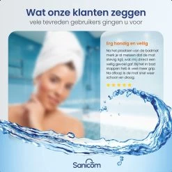 Merkloos Badmat Antislip - Douchemat - Antislipmat Bad - Antislipmat Douche - Schimmelbestendig - Met Zuignappen - Wasbaar - Wit -Grohe Winkel 1200x1200 1090