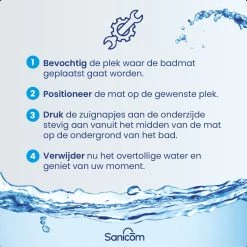 Merkloos Badmat Antislip - Douchemat - Antislipmat Bad - Antislipmat Douche - Schimmelbestendig - Met Zuignappen - Wasbaar - Zwart -Grohe Winkel 1200x1200 1100