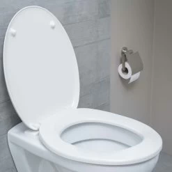 SCHÜTTE WC-Bril 10220 DUROPLAST - Antibacterieel - Soft Close - Gelakt - Wit -Grohe Winkel 1200x1200 1144