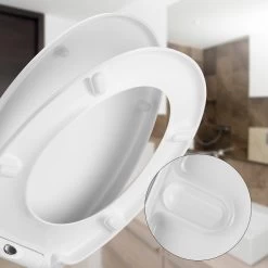 Casaria Wc Bril Duroplastic - Soft-close – Antibacterieel Wit -Grohe Winkel 1200x1200 1200