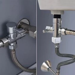 Merkloos Bidet - Handdouche/kraan - Water Sproeier/spray - Toilet/badkamer - Montage Set - 1,5M Slang - Multifunctioneel - RVS – Zilver -Grohe Winkel 1200x1200 1239