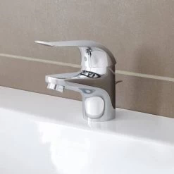 GROHE Euroeco Wastafelkraan - Met Trekwaste - Chroom - 23262000 -Grohe Winkel 1200x1200 1249