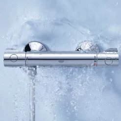 GROHE Grohtherm 800 Thermostatische Waterbesparende Douchekraan - EcoJoy® - 15 Cm - Met Koppelingen - Chroom -Grohe Winkel 1200x1200 1281