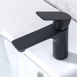 LOMAZOO Wastafelkraan Zwart Libra - Zwarte Wastafelkraan - Badkamerkraan Zwart - Zwarte Badkamerkraan -Grohe Winkel 1200x1200 1295